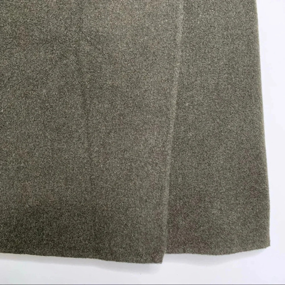 Ralph Lauren Wool/Angora/Cashmere Gray Wrap Skirt Size 8 - Picture 4 of 9